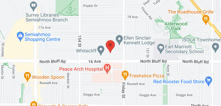 map of 303 15558 16A AVENUE